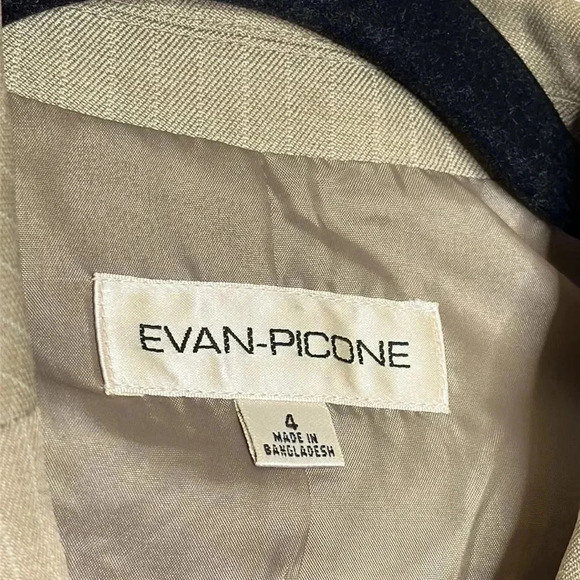 Evan Picone Tan Blazer - Picture 5 of 7